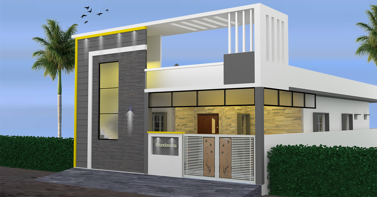 3bhk Home Plan 3d Design