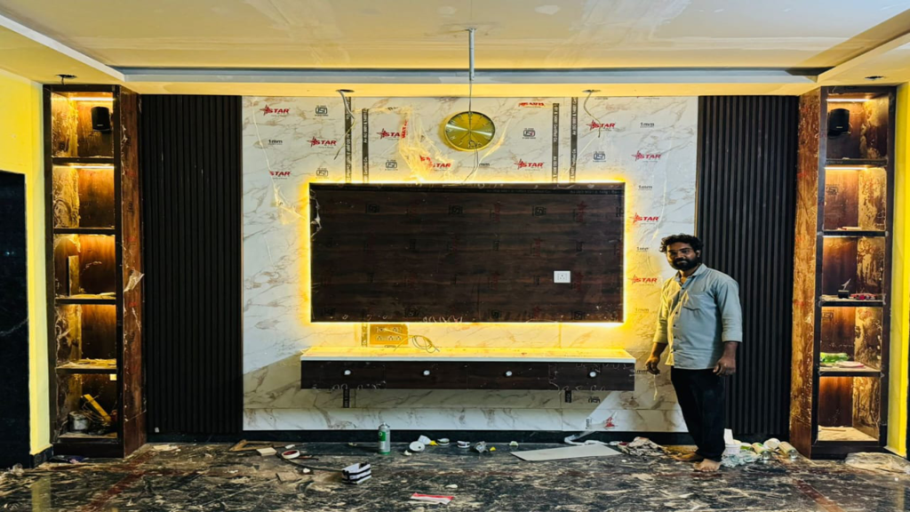 Tv unit interior design