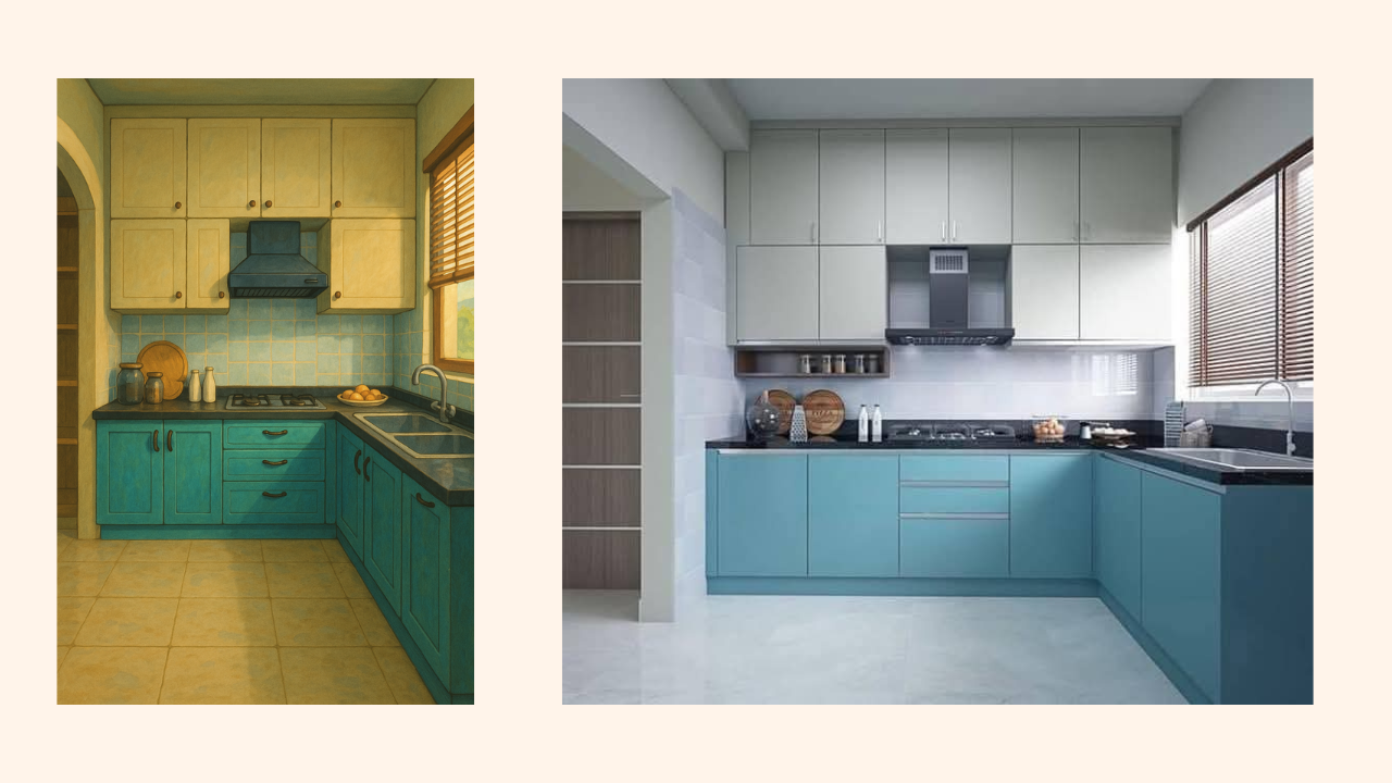 How Kitchen Interior Looks in Ghibli Art