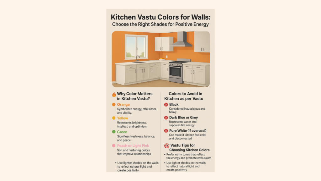 Kitchen Vastu Colors for Walls: Choose the Right Shades for Positive Energy
