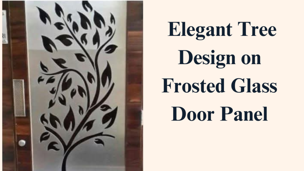 Contemporary Tree Silhouette Laser-Cut Metal Panel