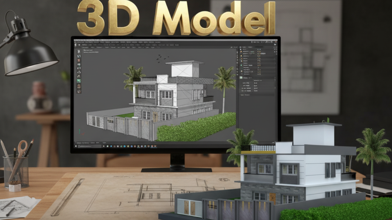 Nano Banana Trend in 3D House Model