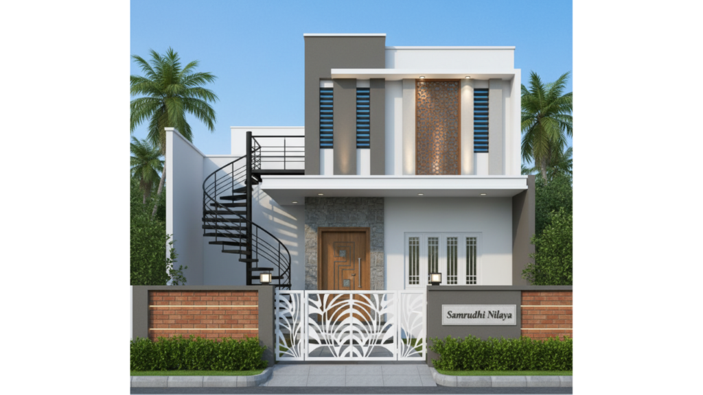 Modern Duplex House Design Ideas with Stunning Color Combinations for 2025
