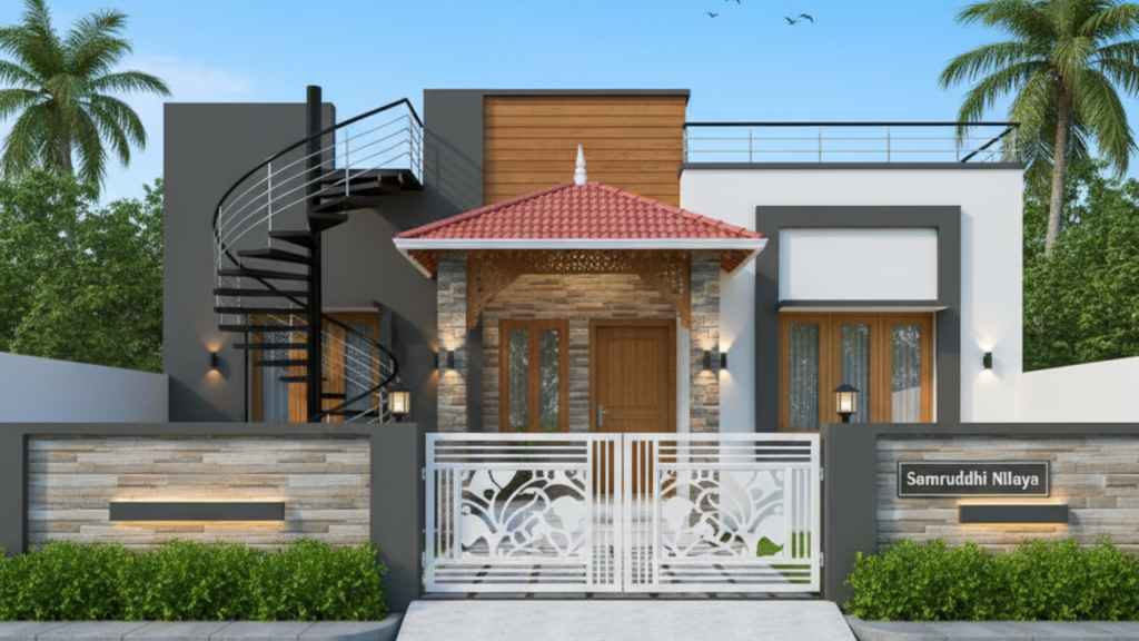 Modern Home Front Elevation Design