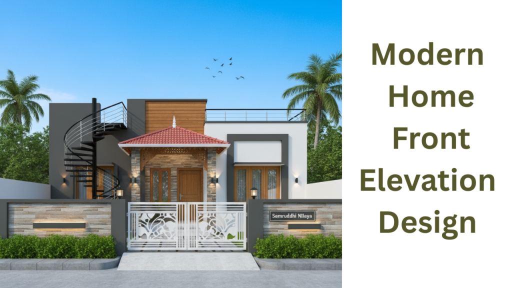 Modern Home Front Elevation Design